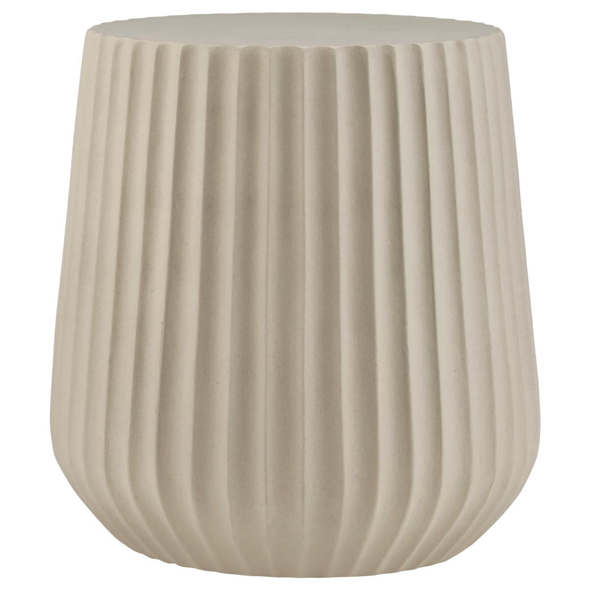 Ribbed Side Table Beige – Bouclair