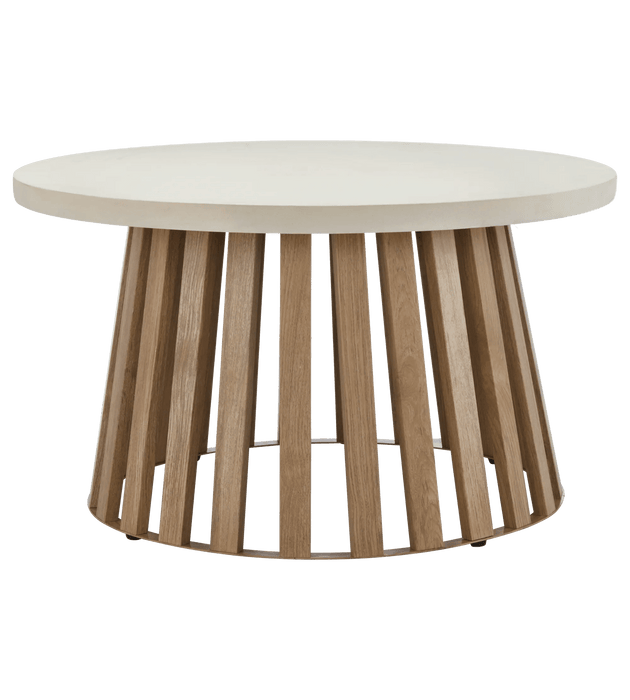 Slat Base Outdoor Coffee Table