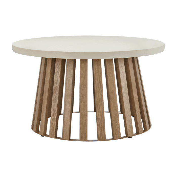 Slat Base Outdoor Coffee Table