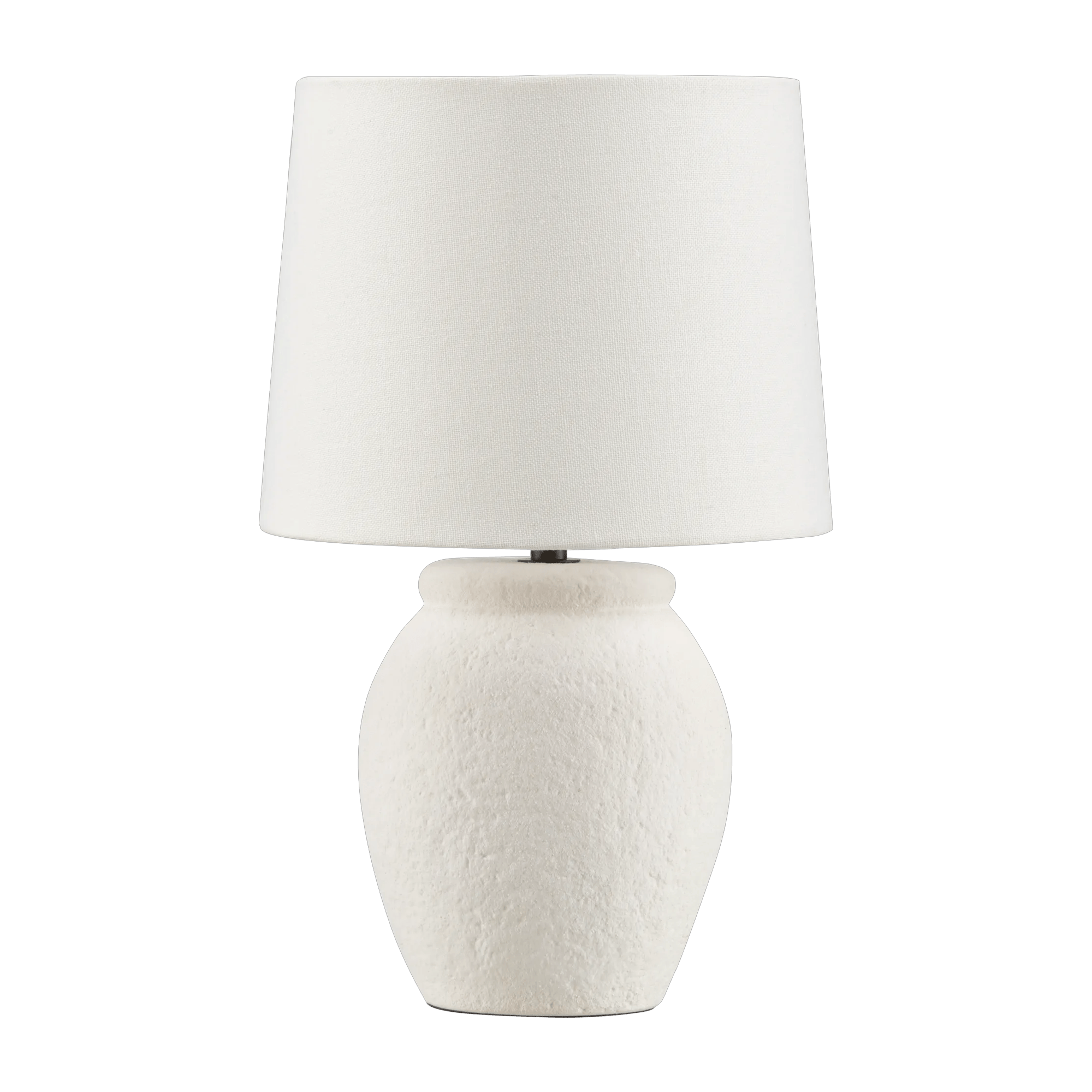 Table Lamp with Textured Ceramic Base
