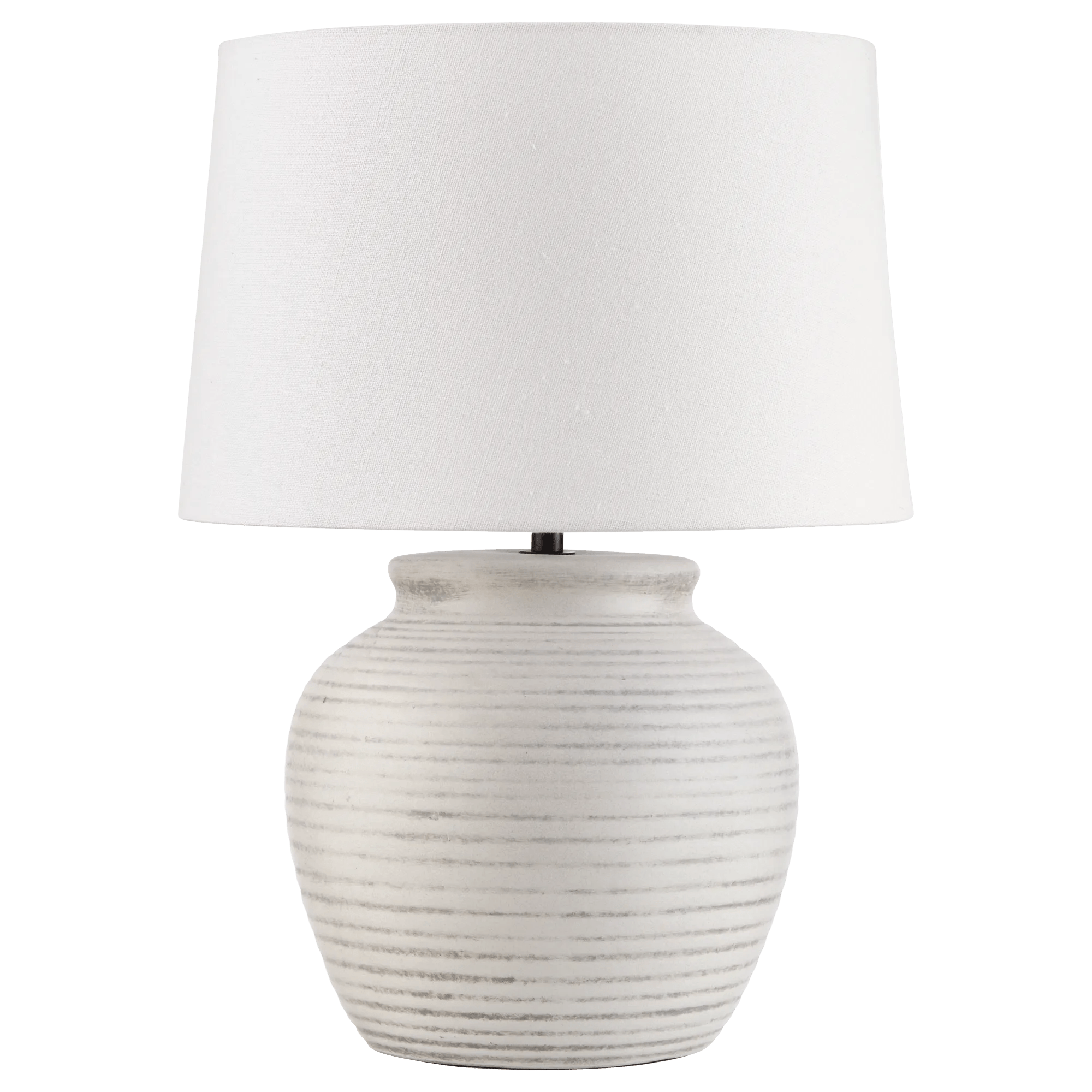 Round Ceramic Table Lamp