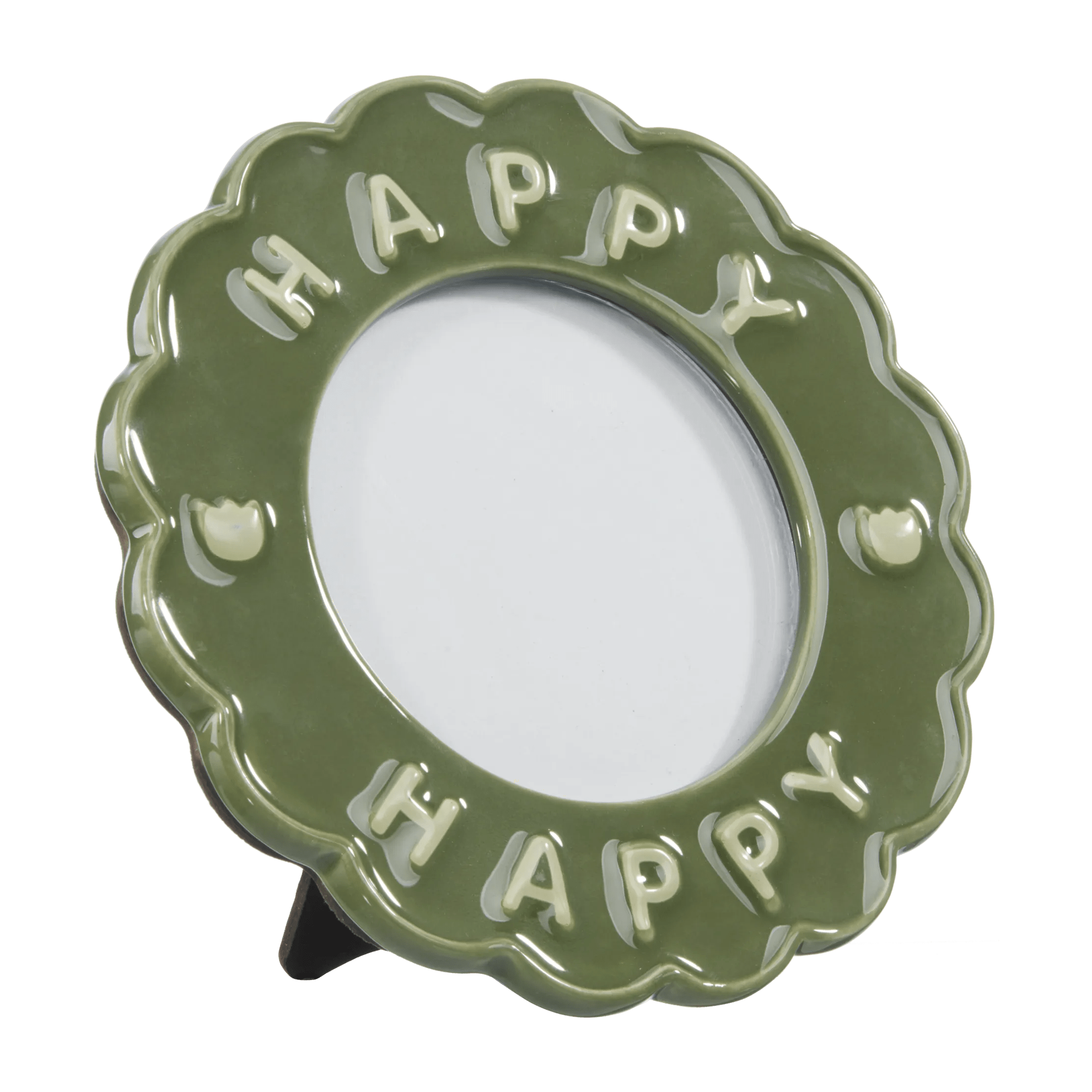 Green Wavy Edge Photo Frame