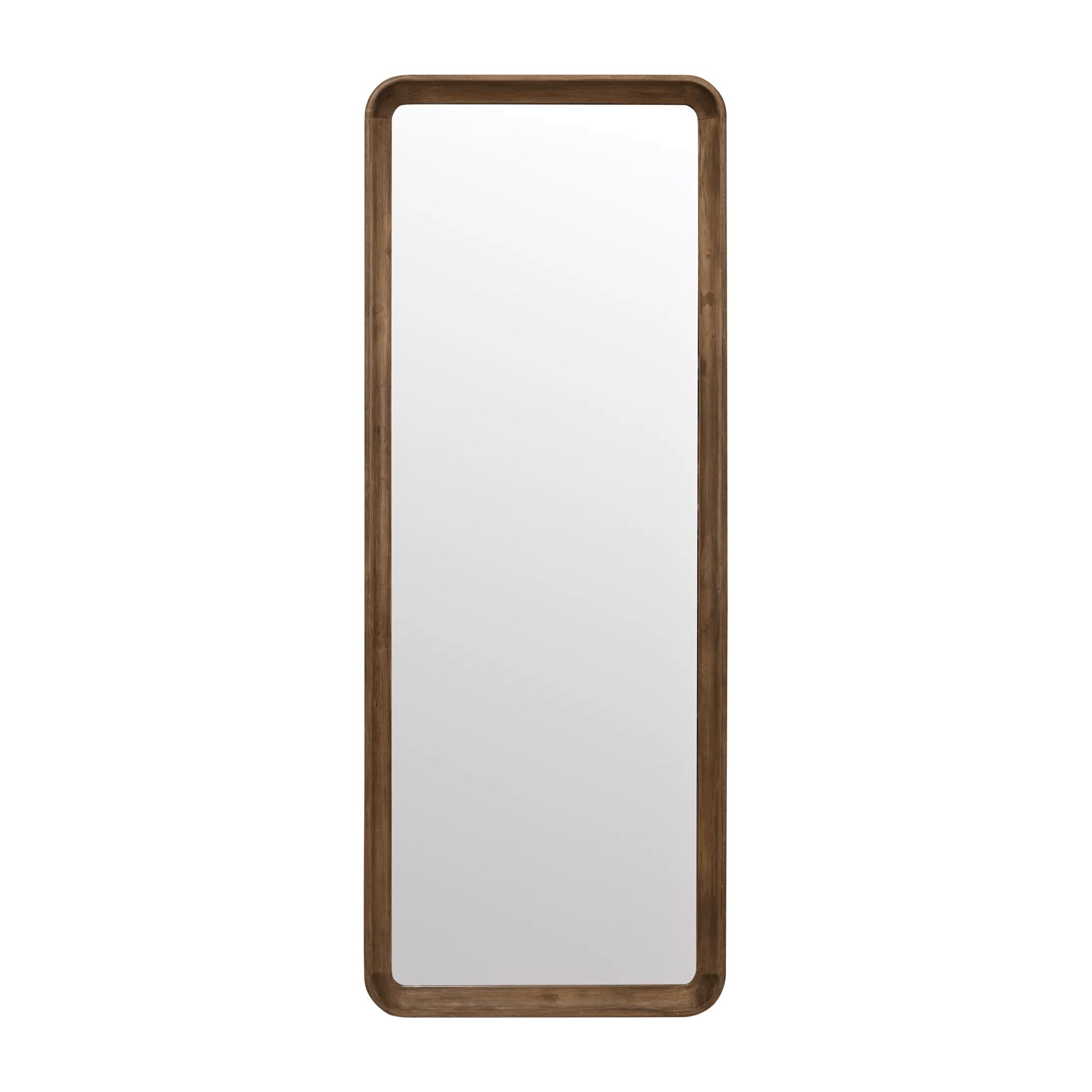 Jacobsen Medium Brown Leaning Mirror