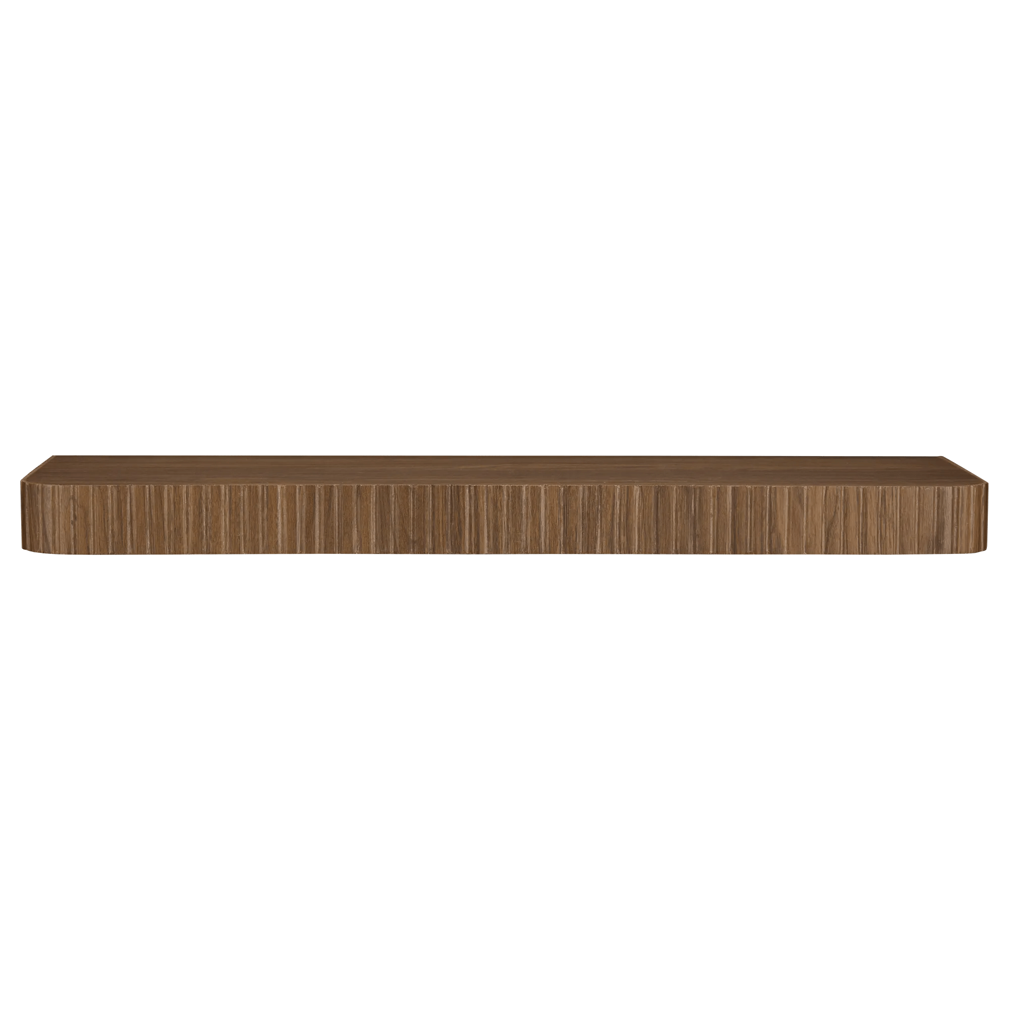 Textured Wood Floating Shelf