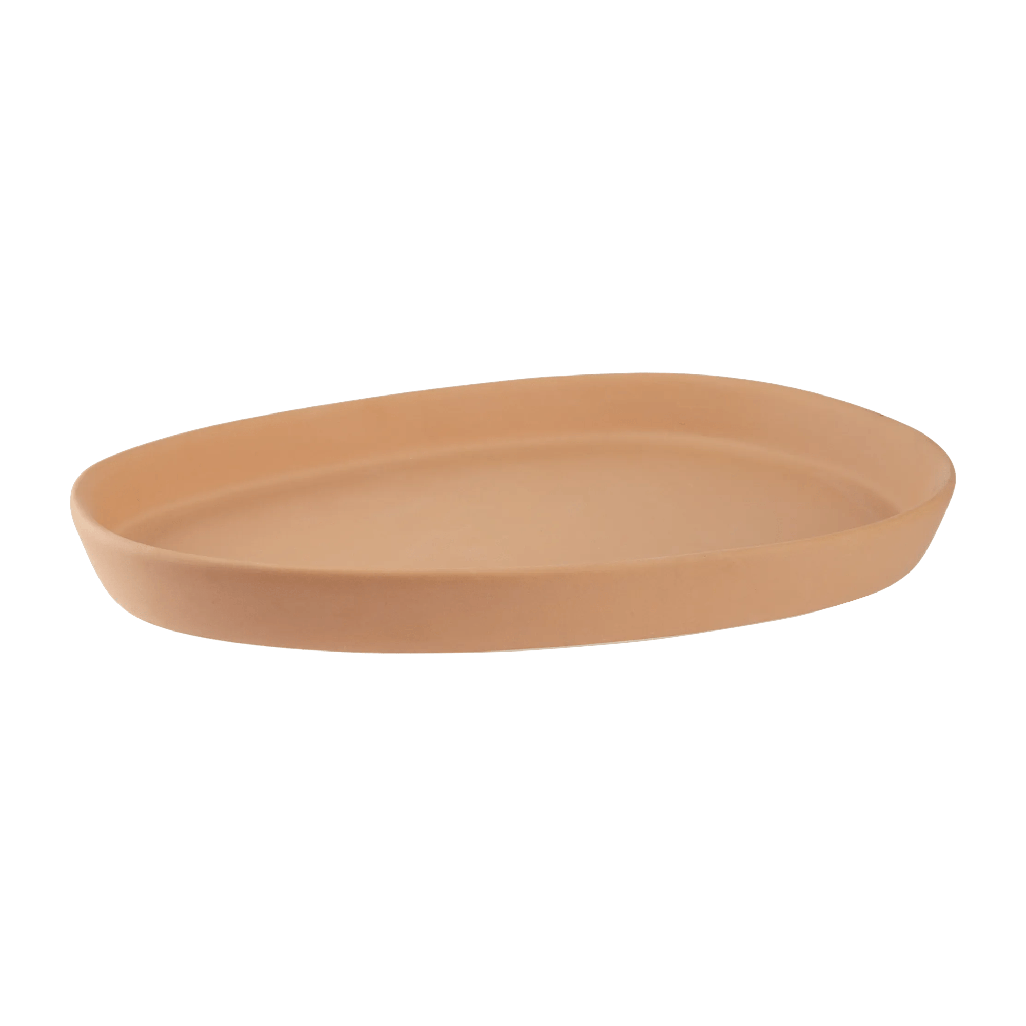 Plateau décoratif ovale Terracotta