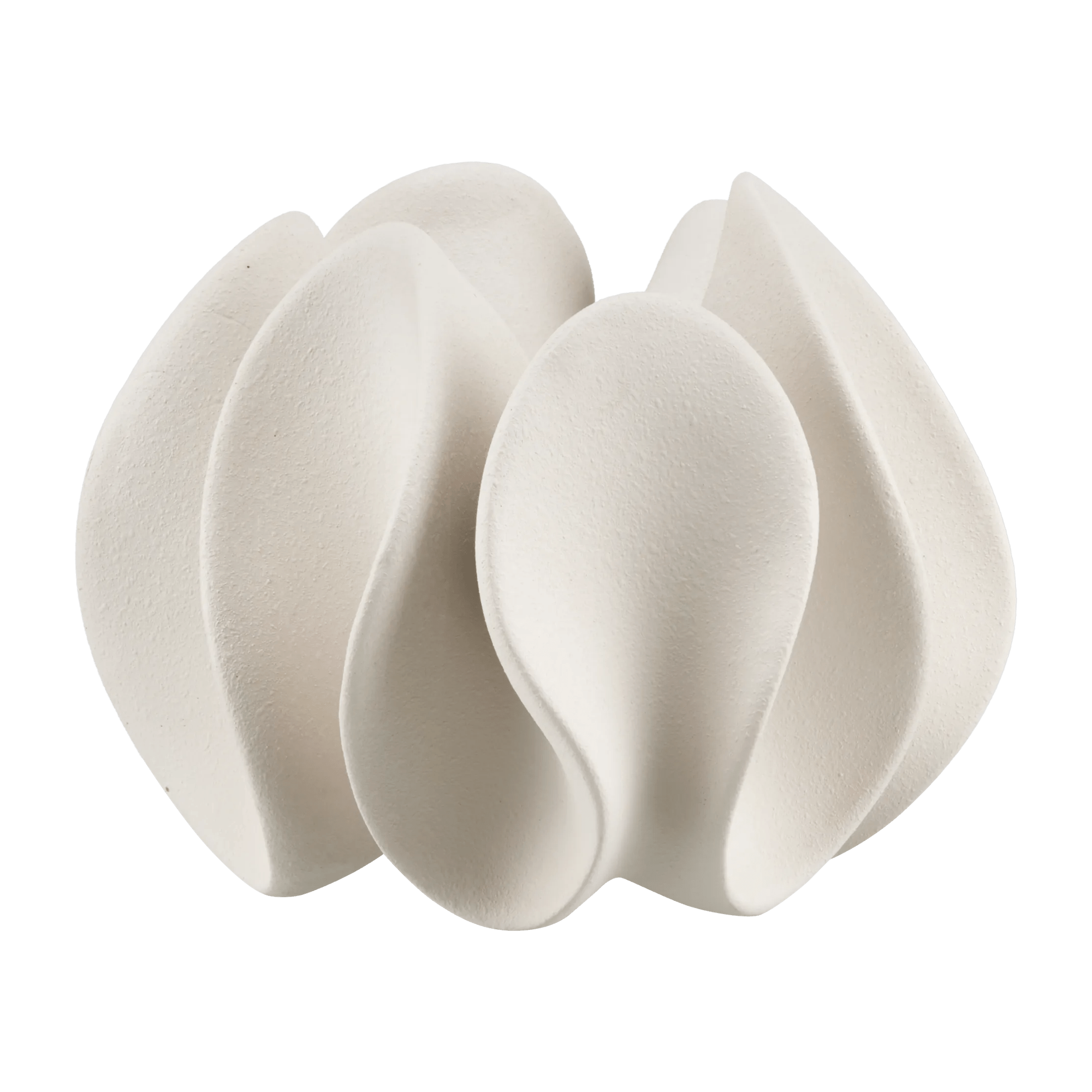 Objet décoratif Sculptural crème