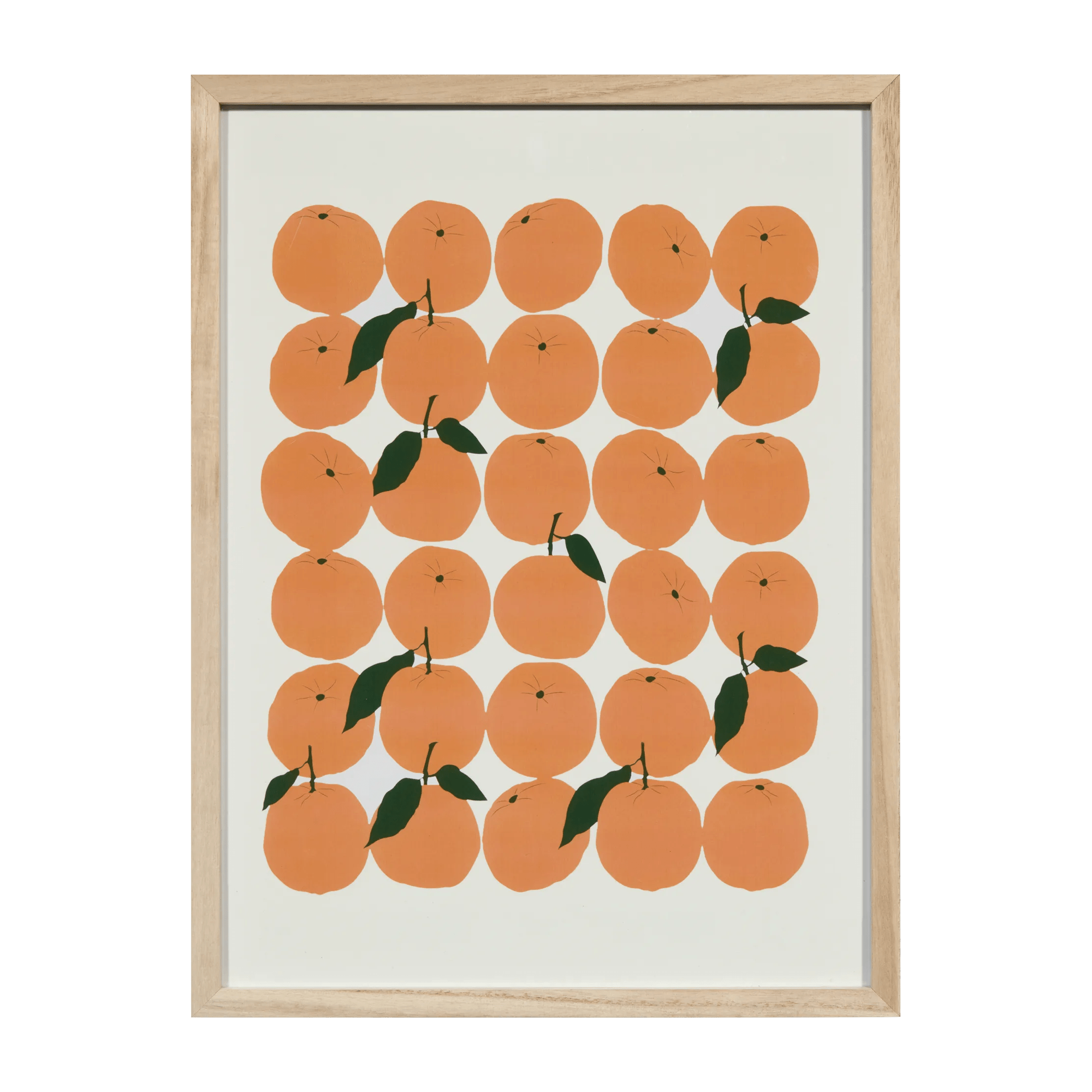 Oranges Printed Framed Art