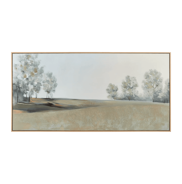 Oil Painted Landscape Framed Art
