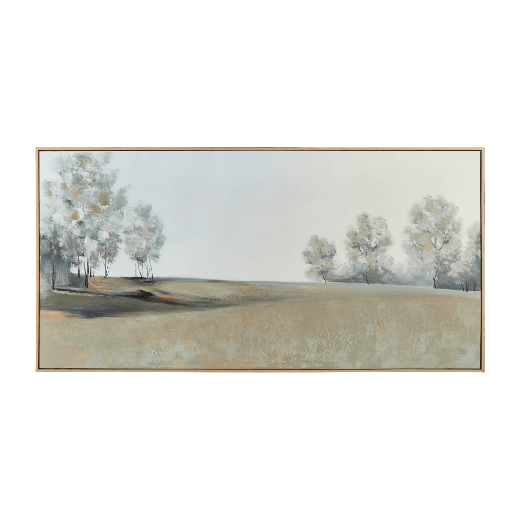 Oil Painted Landscape Framed Art