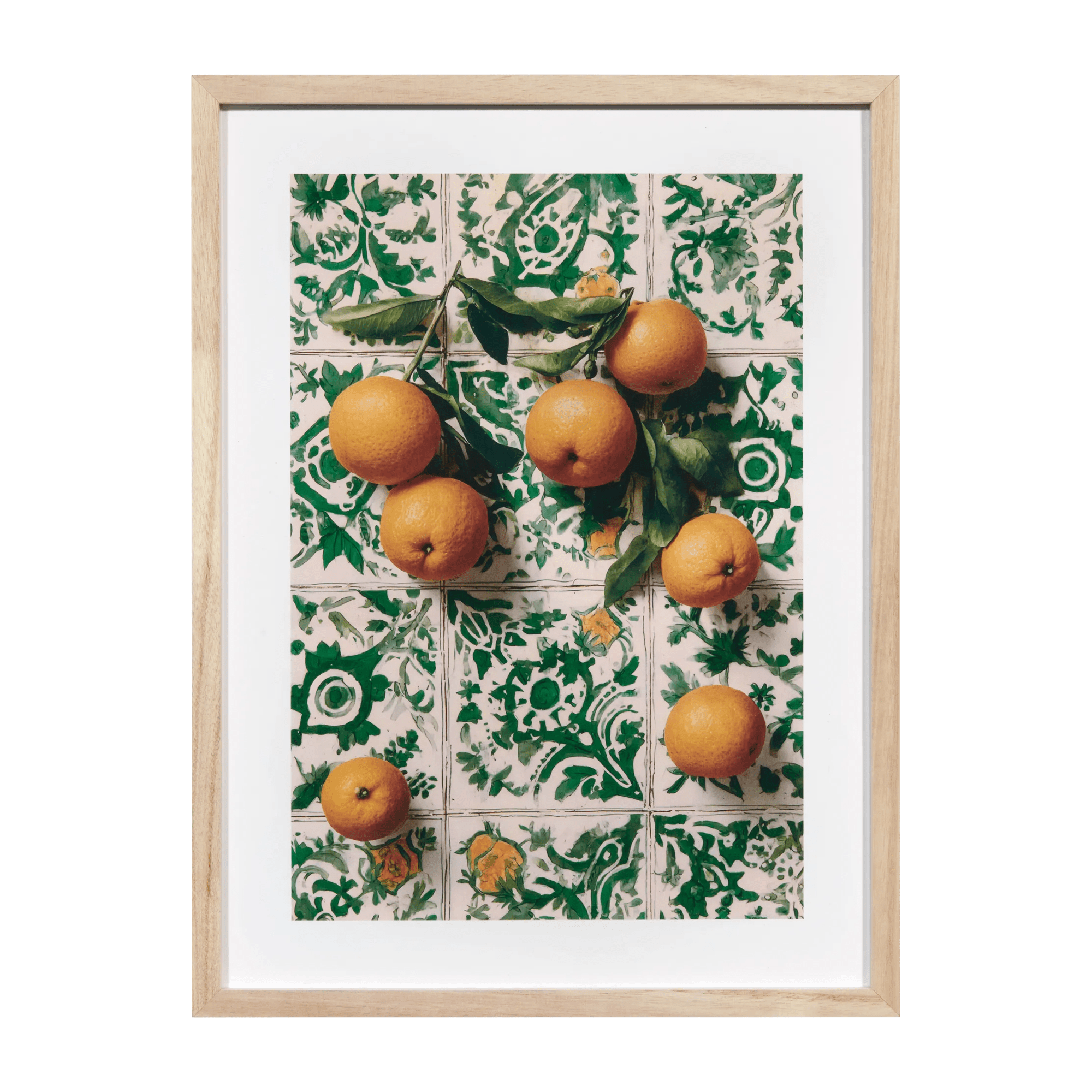 Framed Orange Print