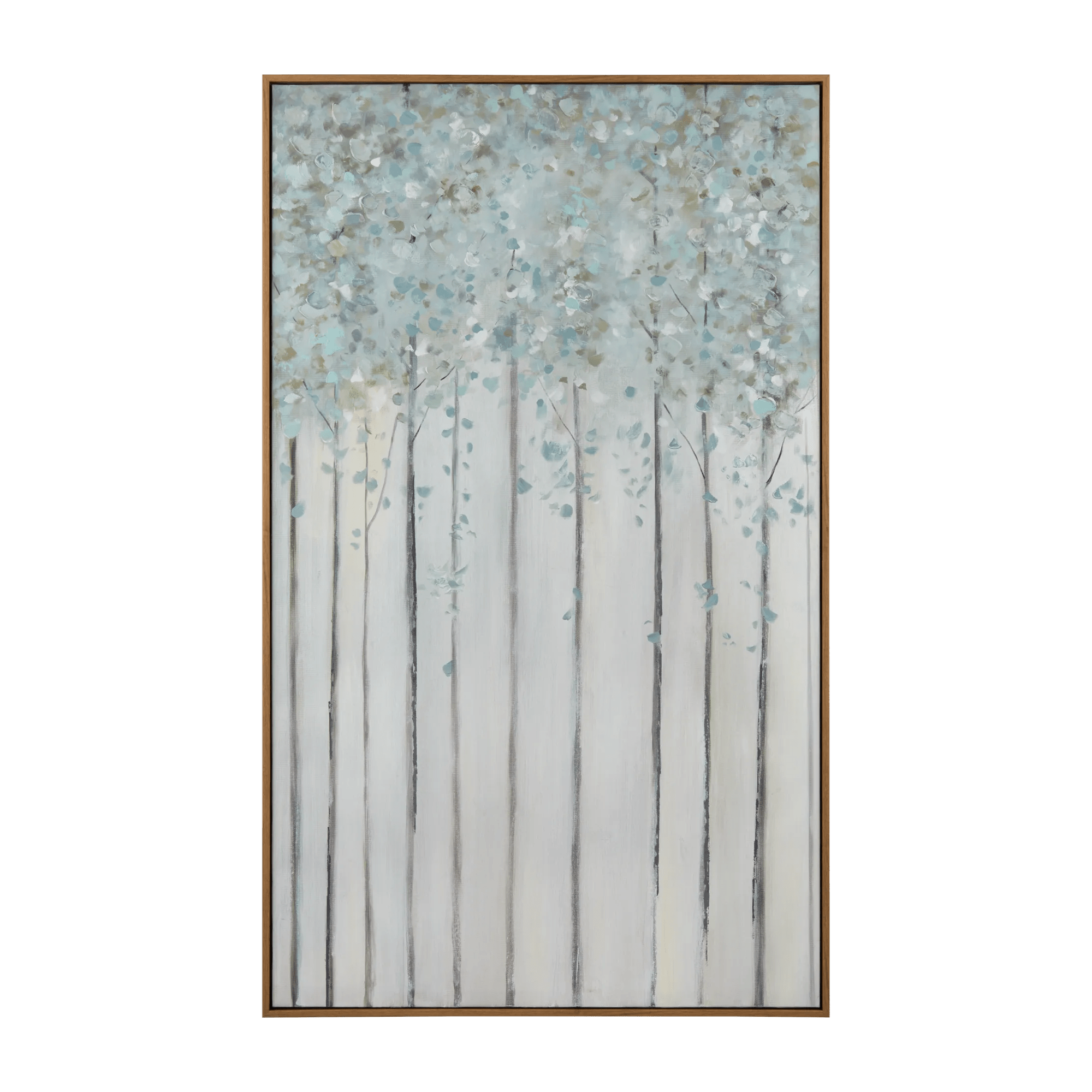 Vertical Trees Oil Painting Canvas