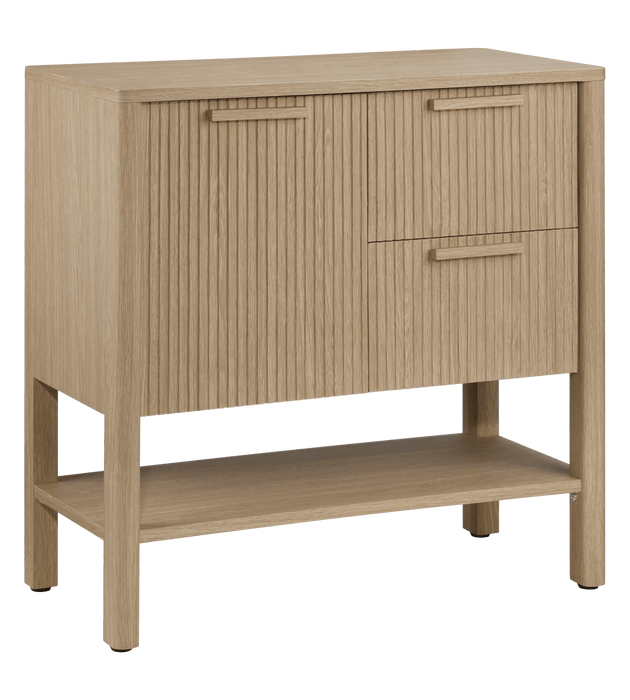 Meuble de rangement en bois naturel