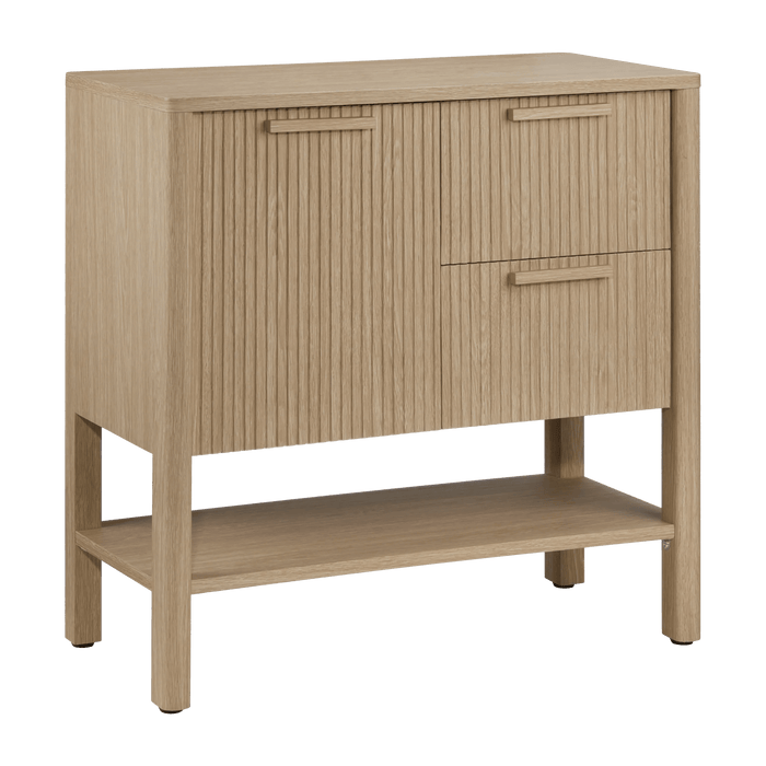 Natural Wood Buffet Cabinet
