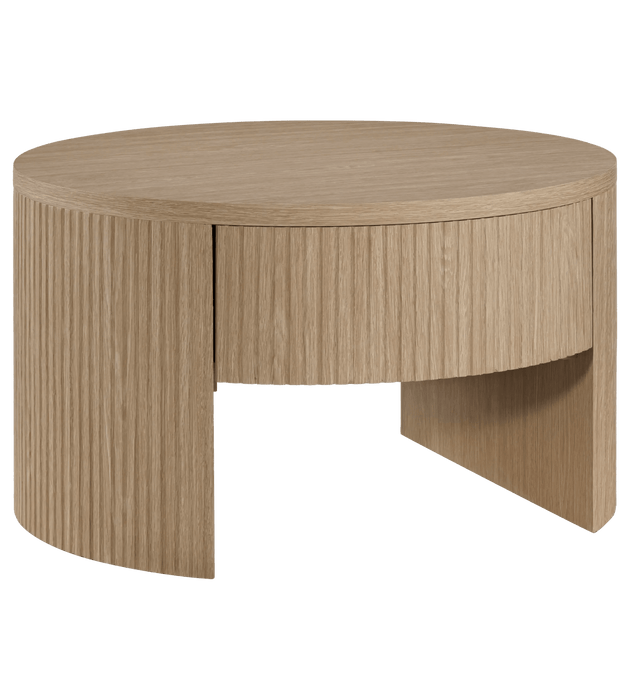 Tasse basse ronde en chêne Clair