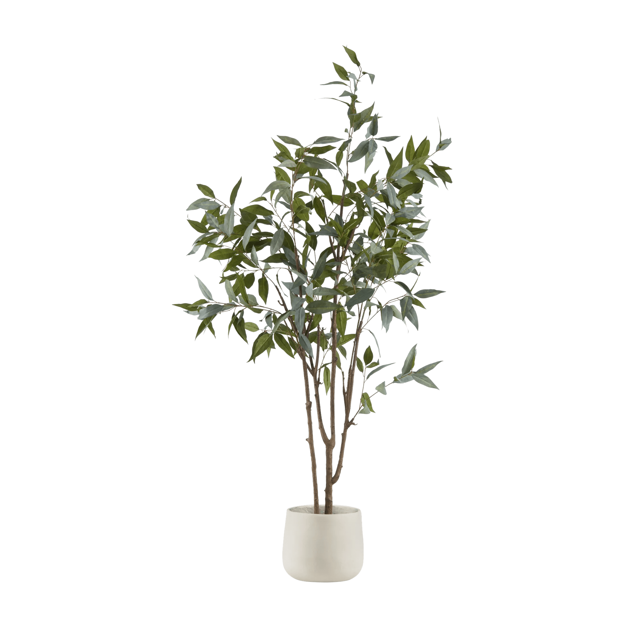 Artificial olive tree with cement pot