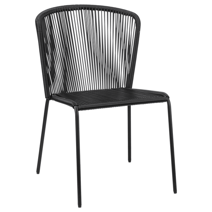 Outdoor Black Dining Chair