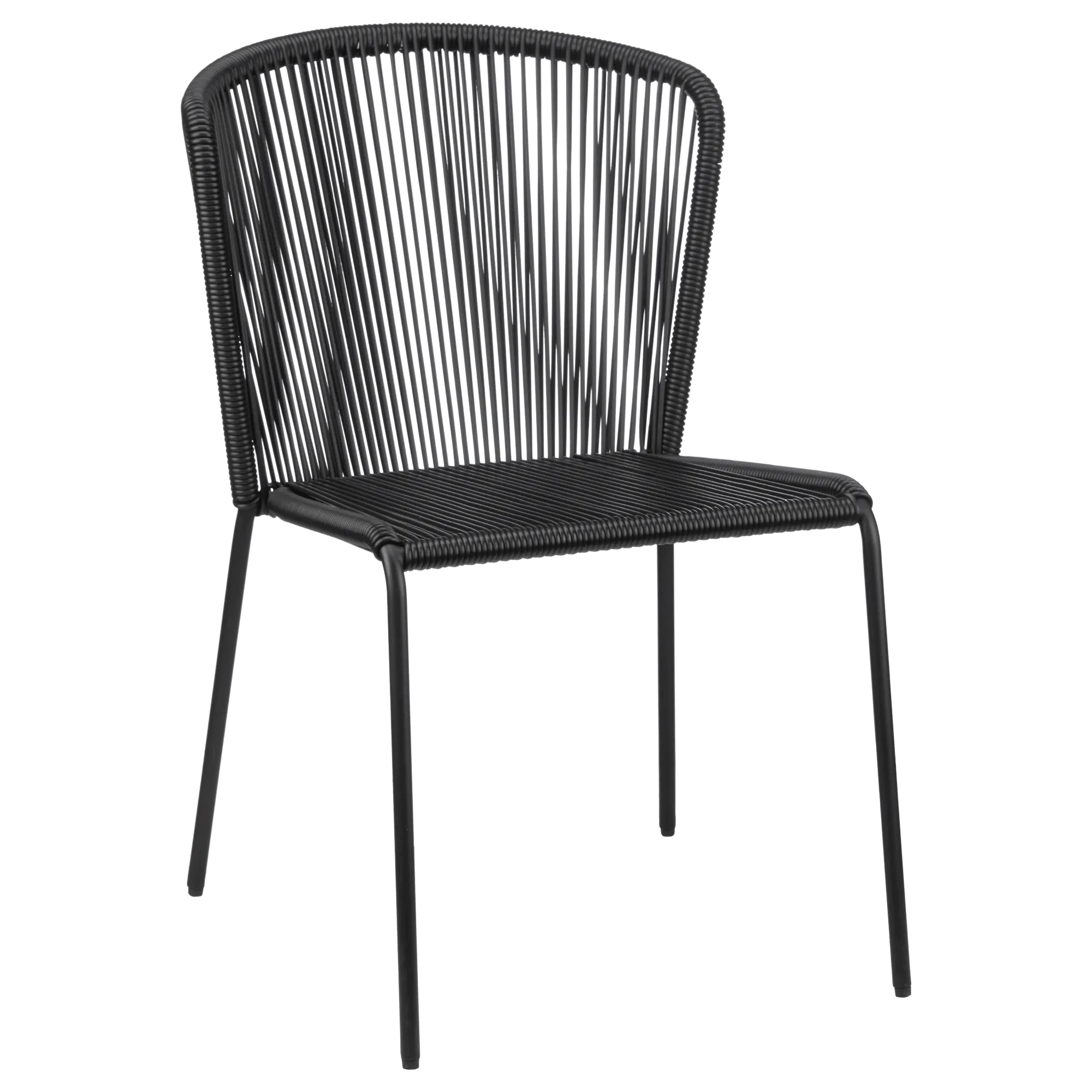 Outdoor Black Dining Chair