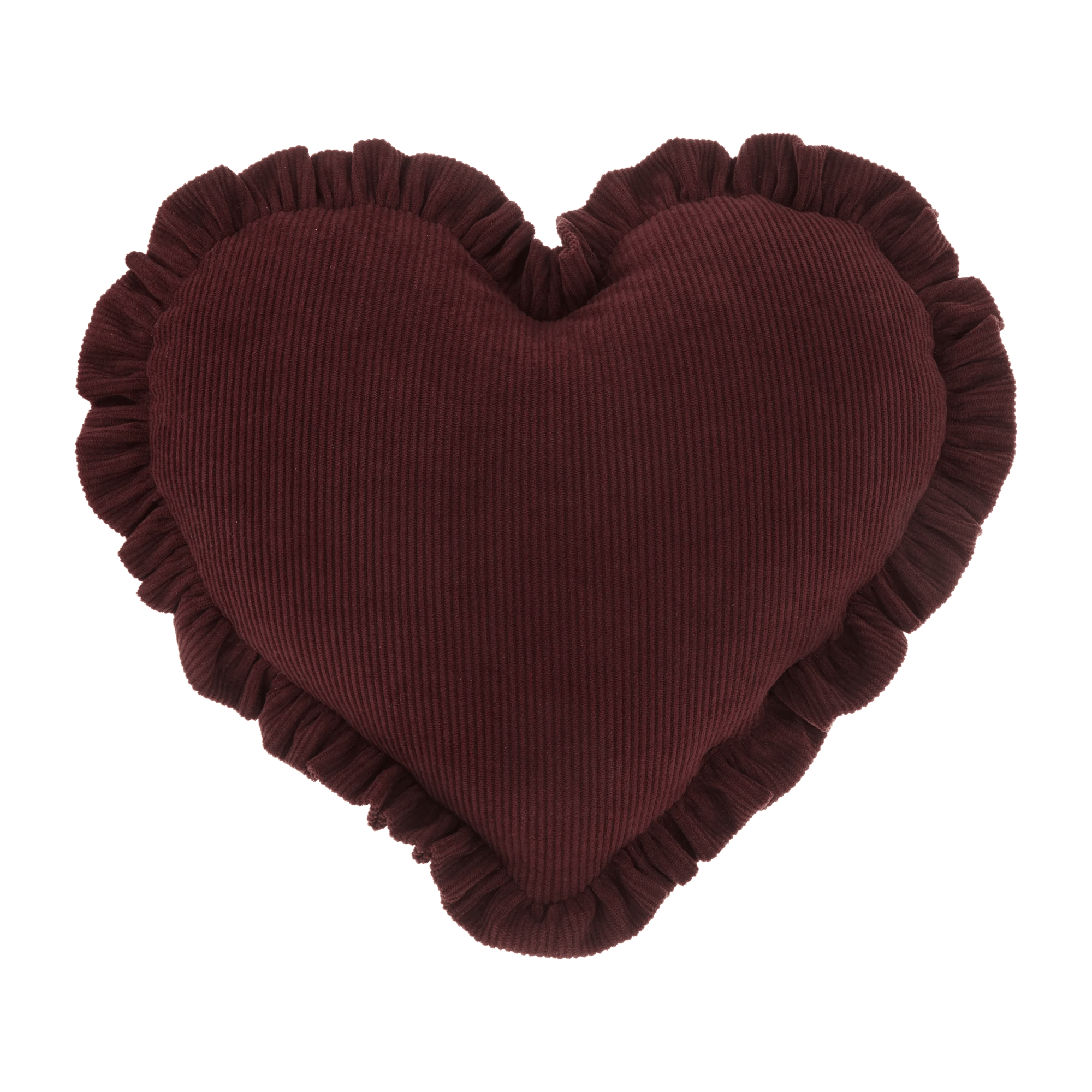 Coussin décoratif en forme d'un coeur