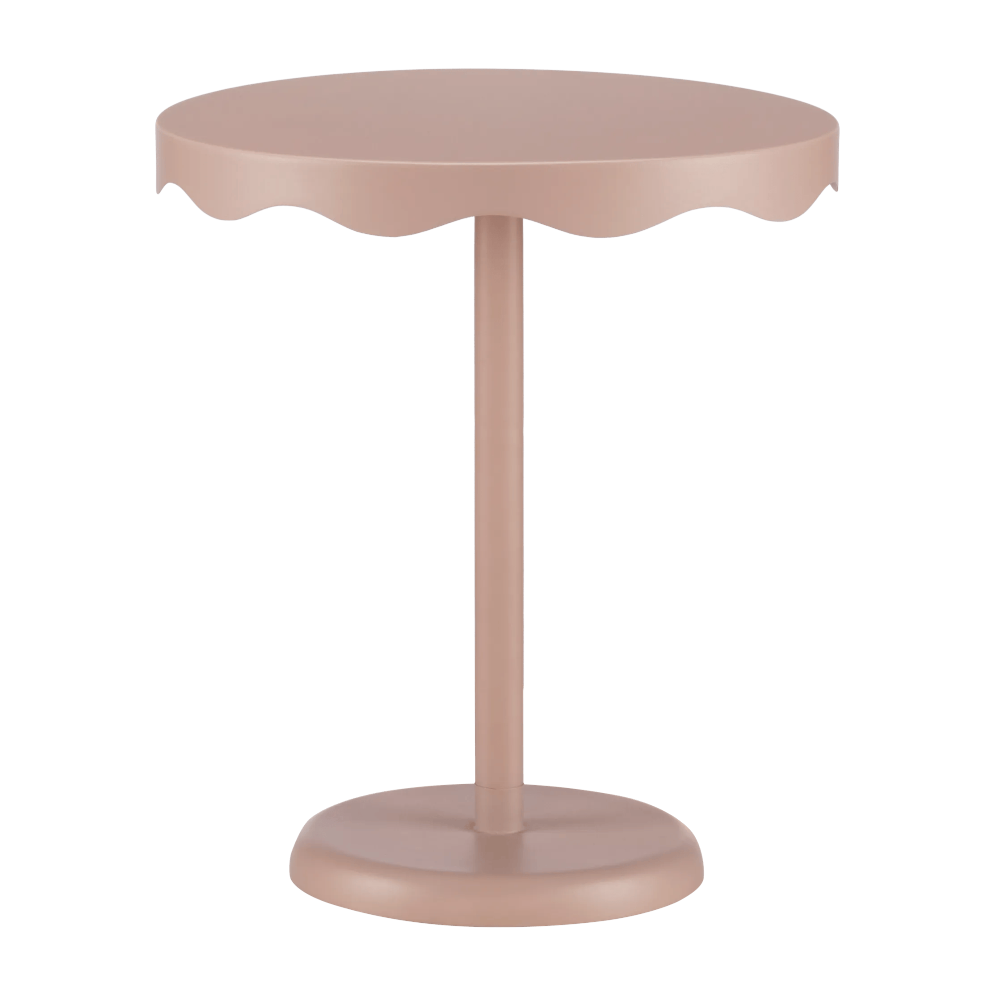 Scalloped Edge Side Table