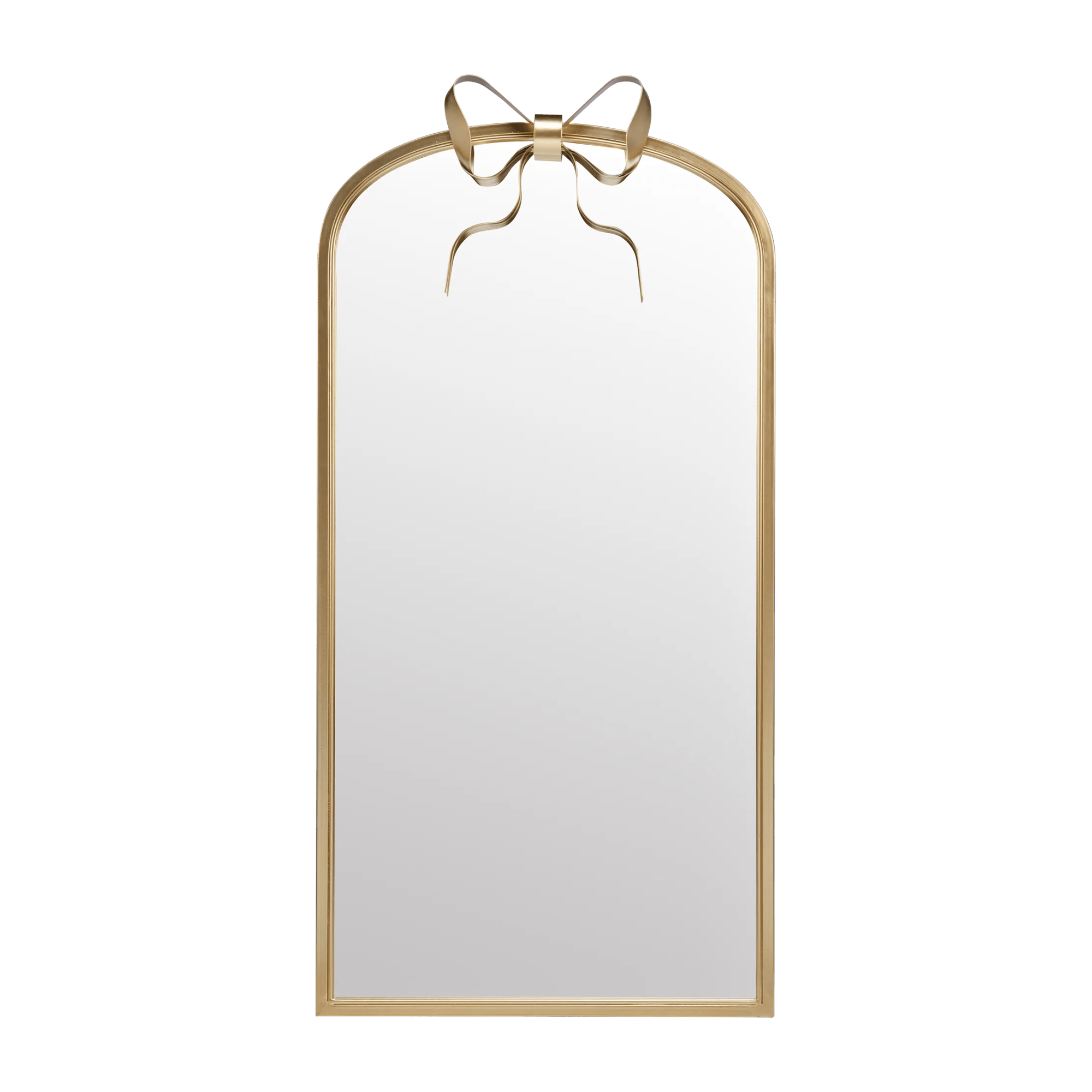 Miroir doré avec un arc
