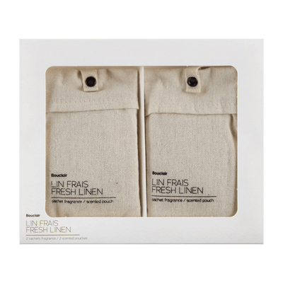 Set of 2 Fresh Linen Scented Pouches