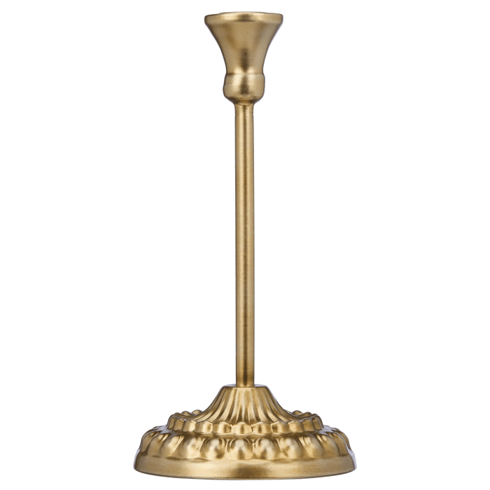 Porte-chandelle victorien en laiton antique