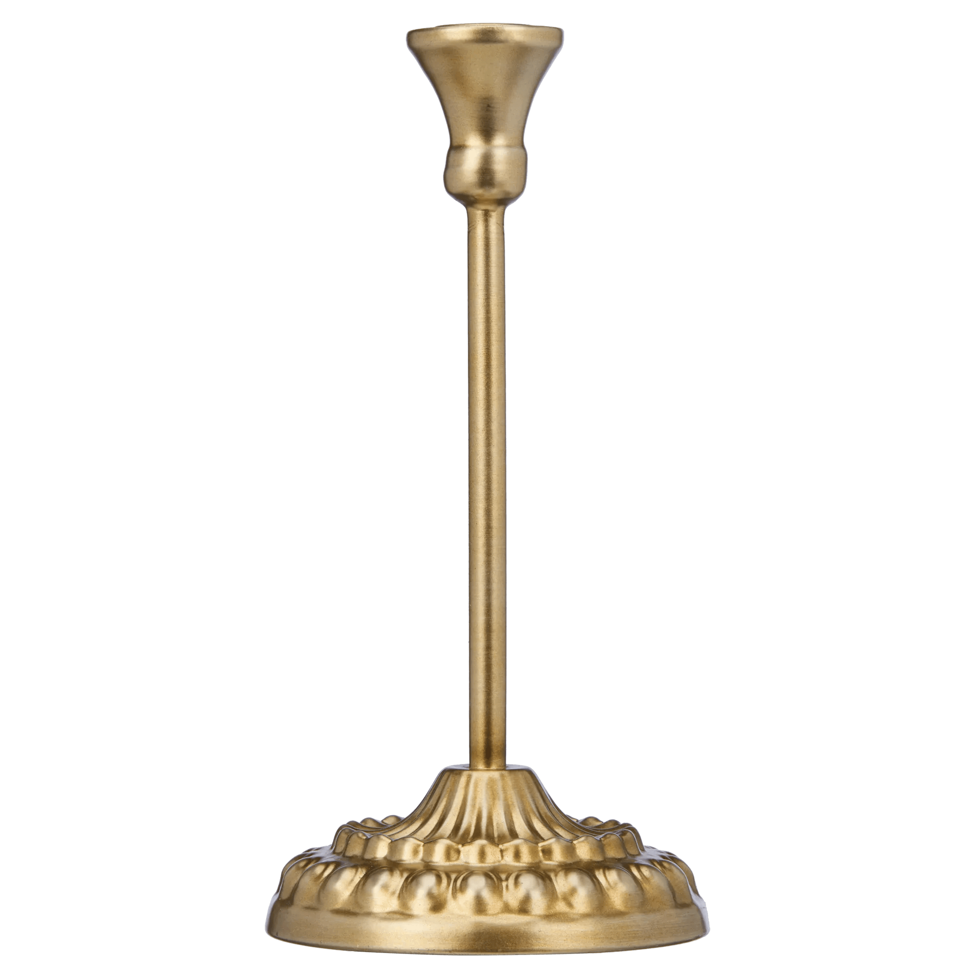 Antique Brass Victorian Candleholder