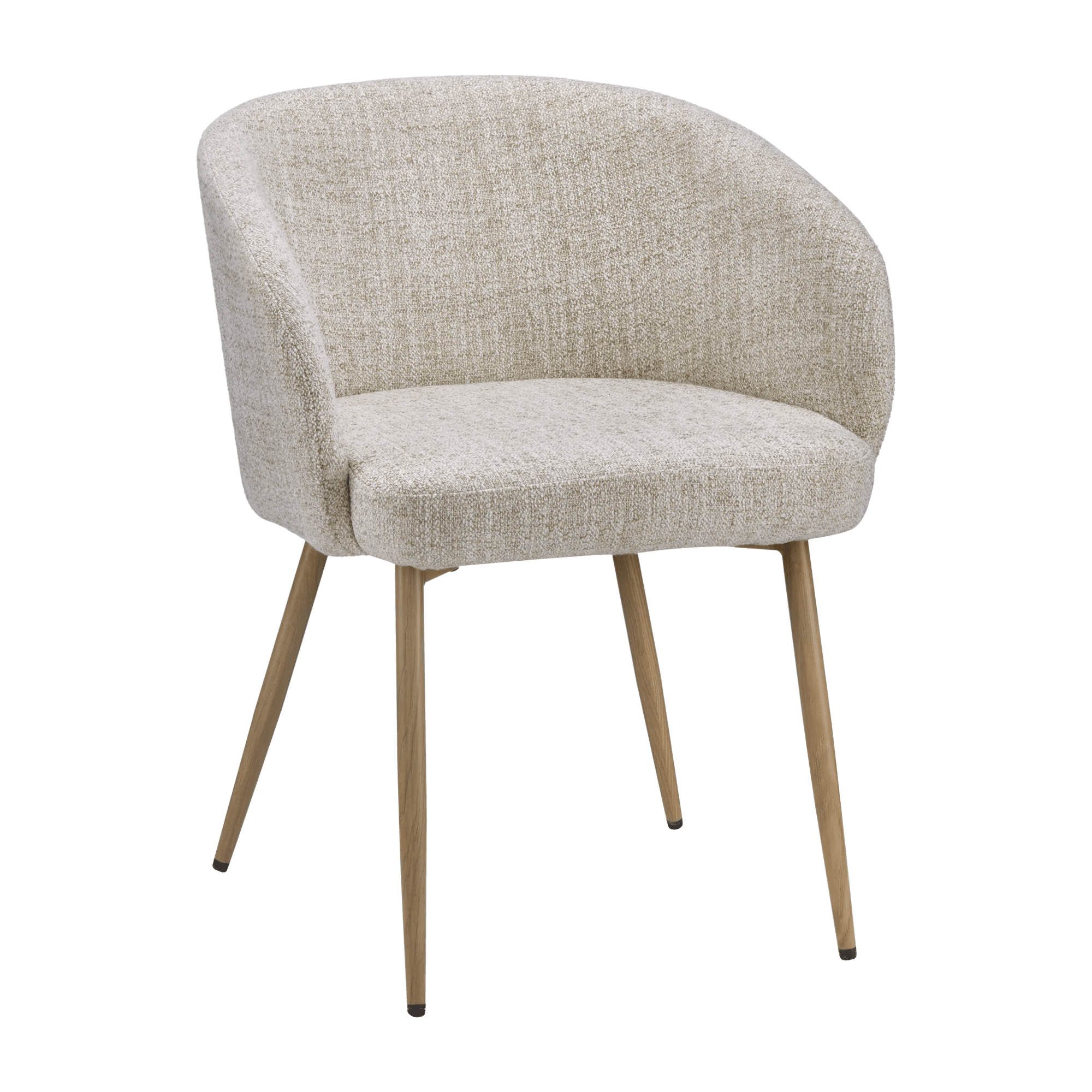 Fauteuil d'appoint rembourré en tissu