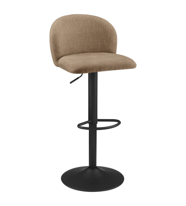 Tabouret de bar réglable en tissu