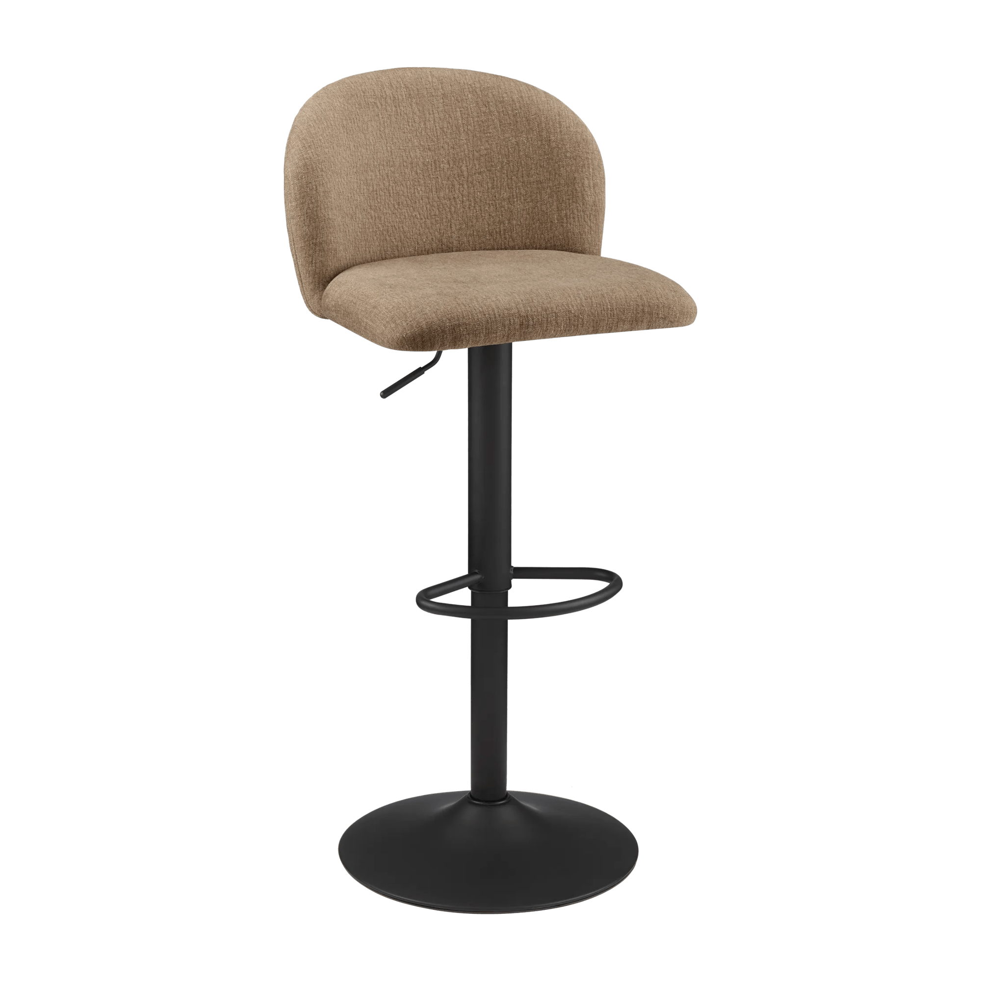 Tabouret de bar réglable en tissu