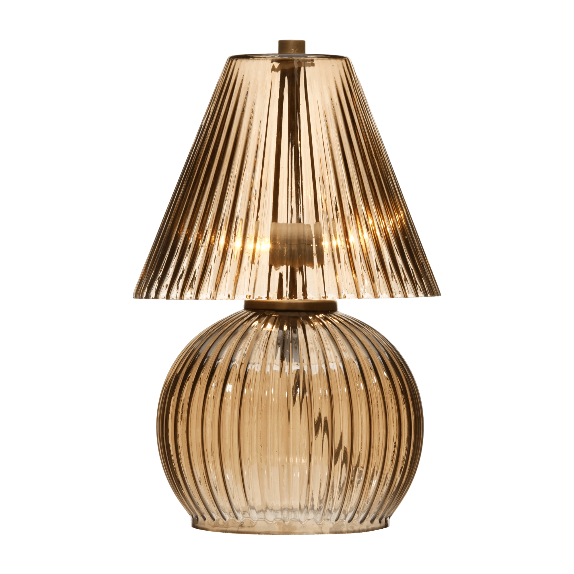 Champagne glass lamp