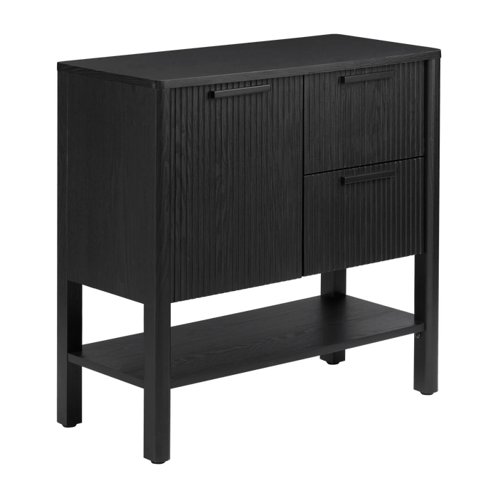 Buffet en bois avec porte et tiroirs
