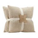 Coussin décoratif Sierra ensemble de 2 beige pale