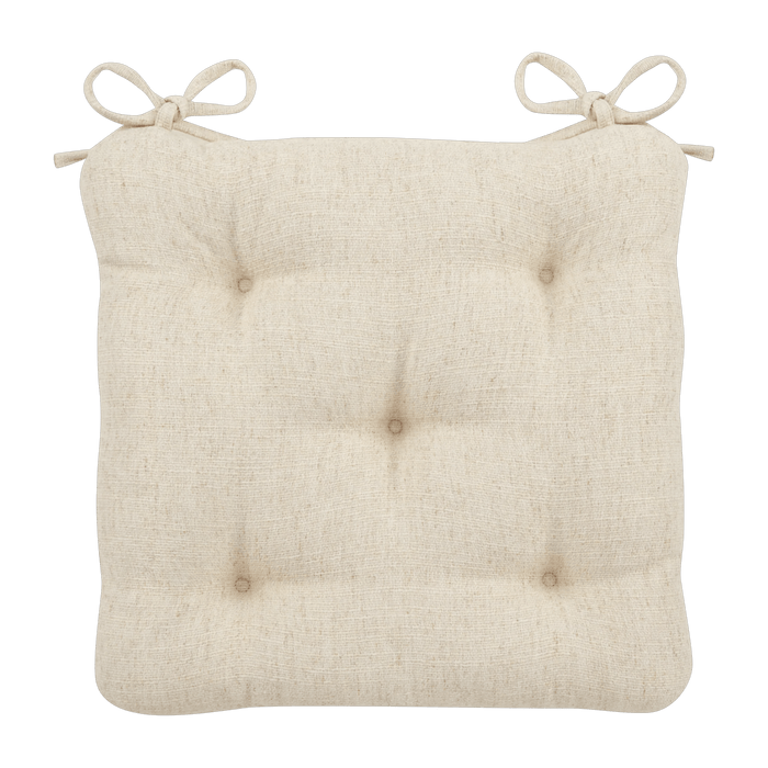 Coussin de chaise carré beige pale