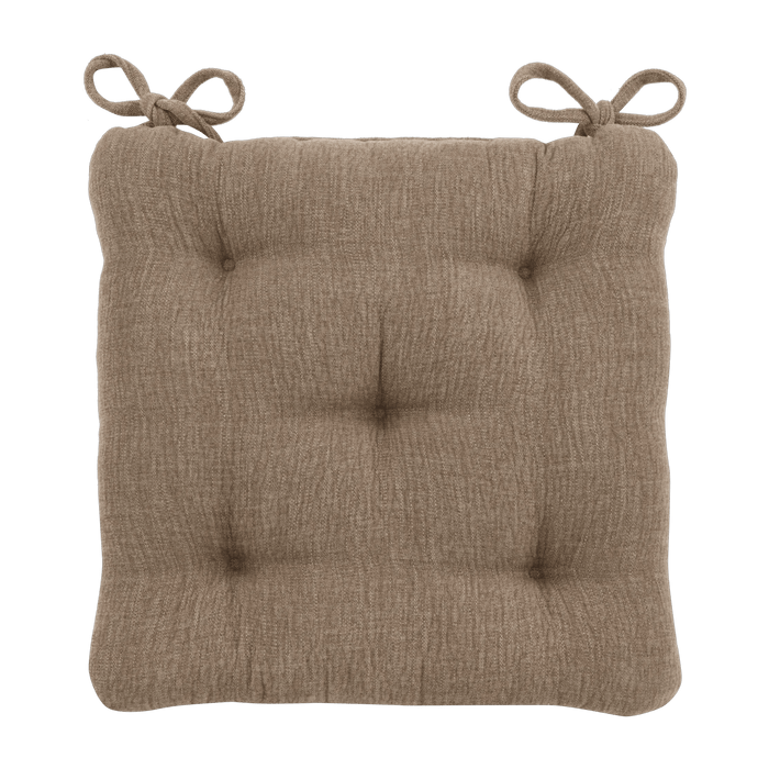 Coussin de chaise carré taupe