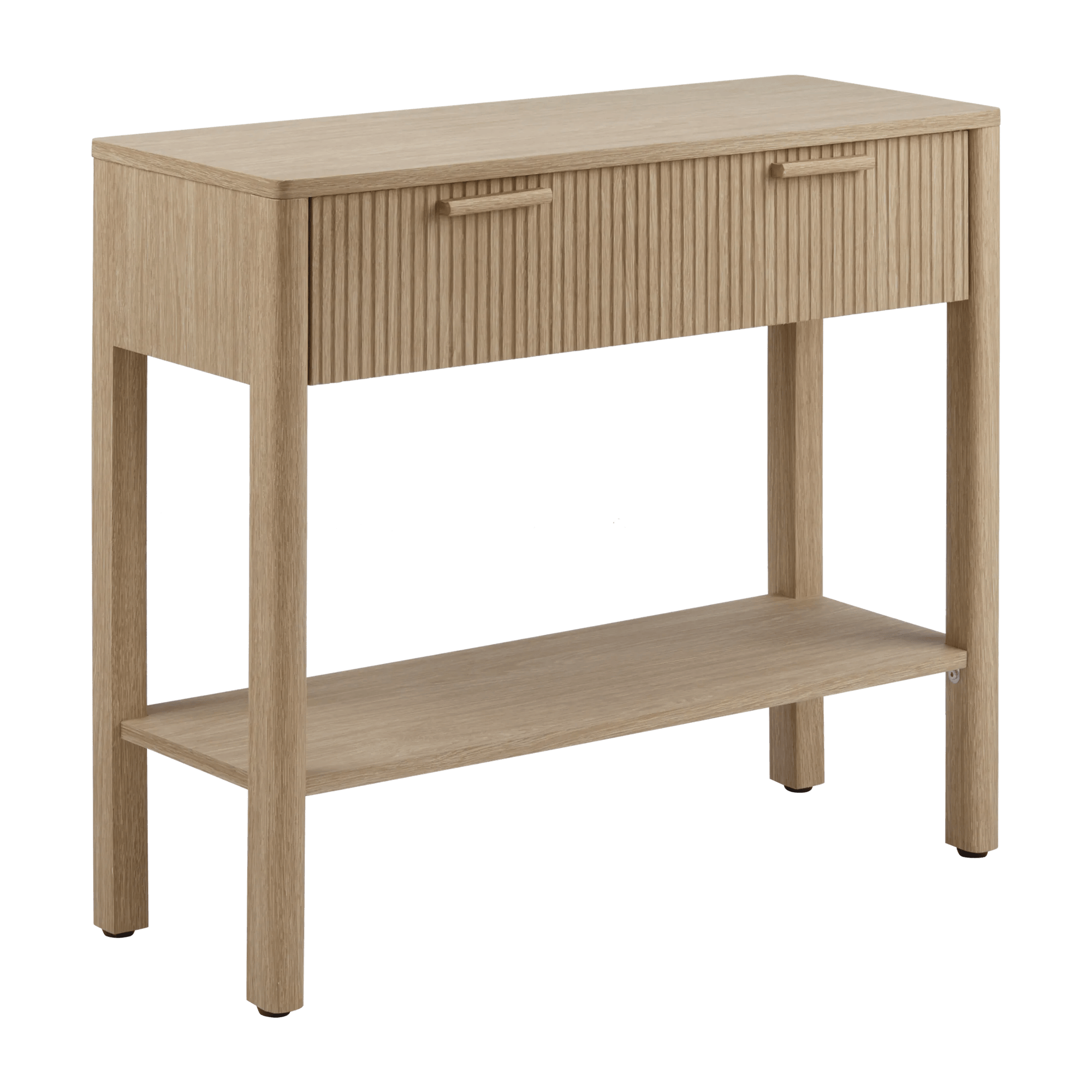 Console avec tiroirs chêne