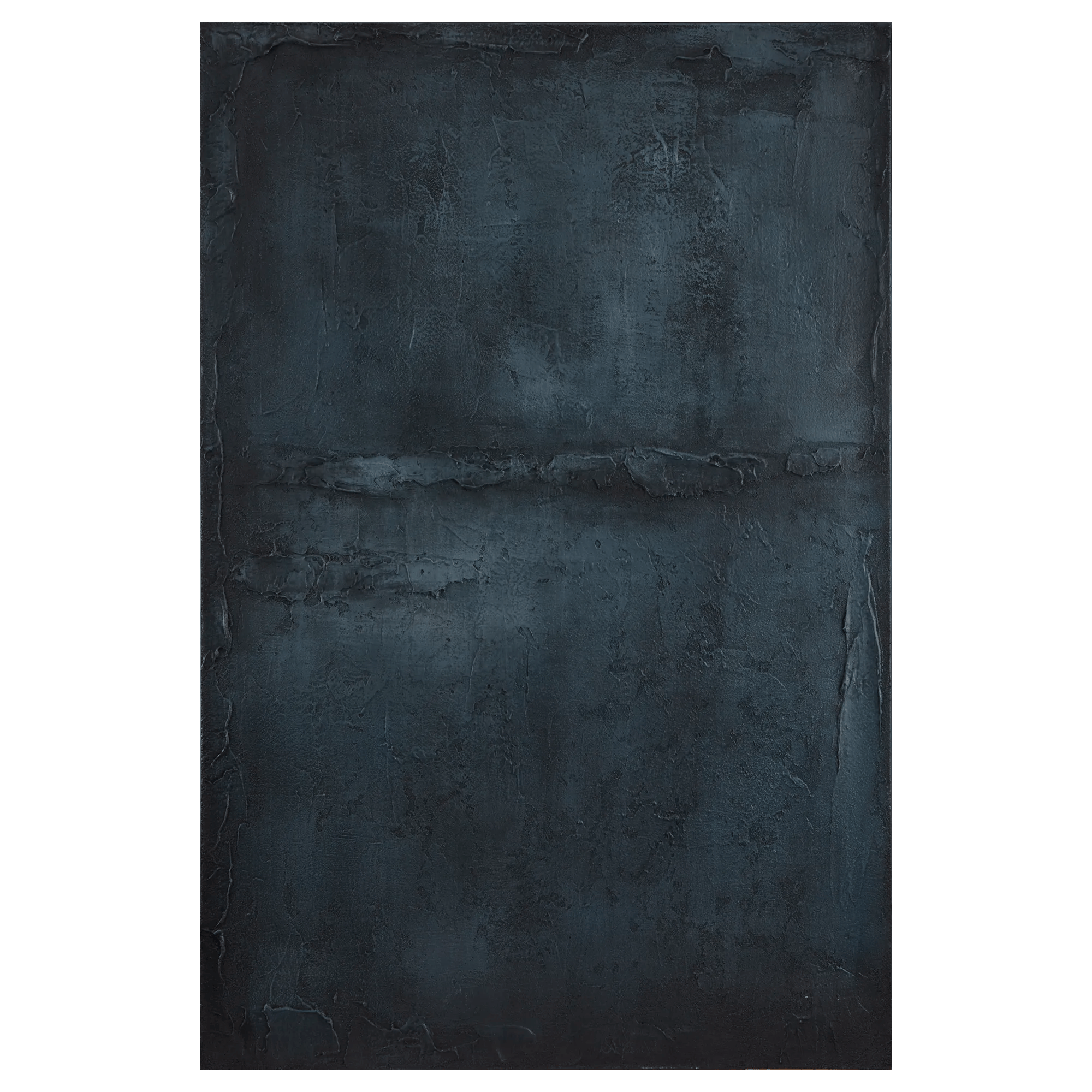 Tableau peint à l'huile abstraite minuit