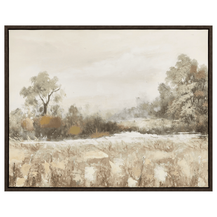 Tableau encadré de paysages champêtres