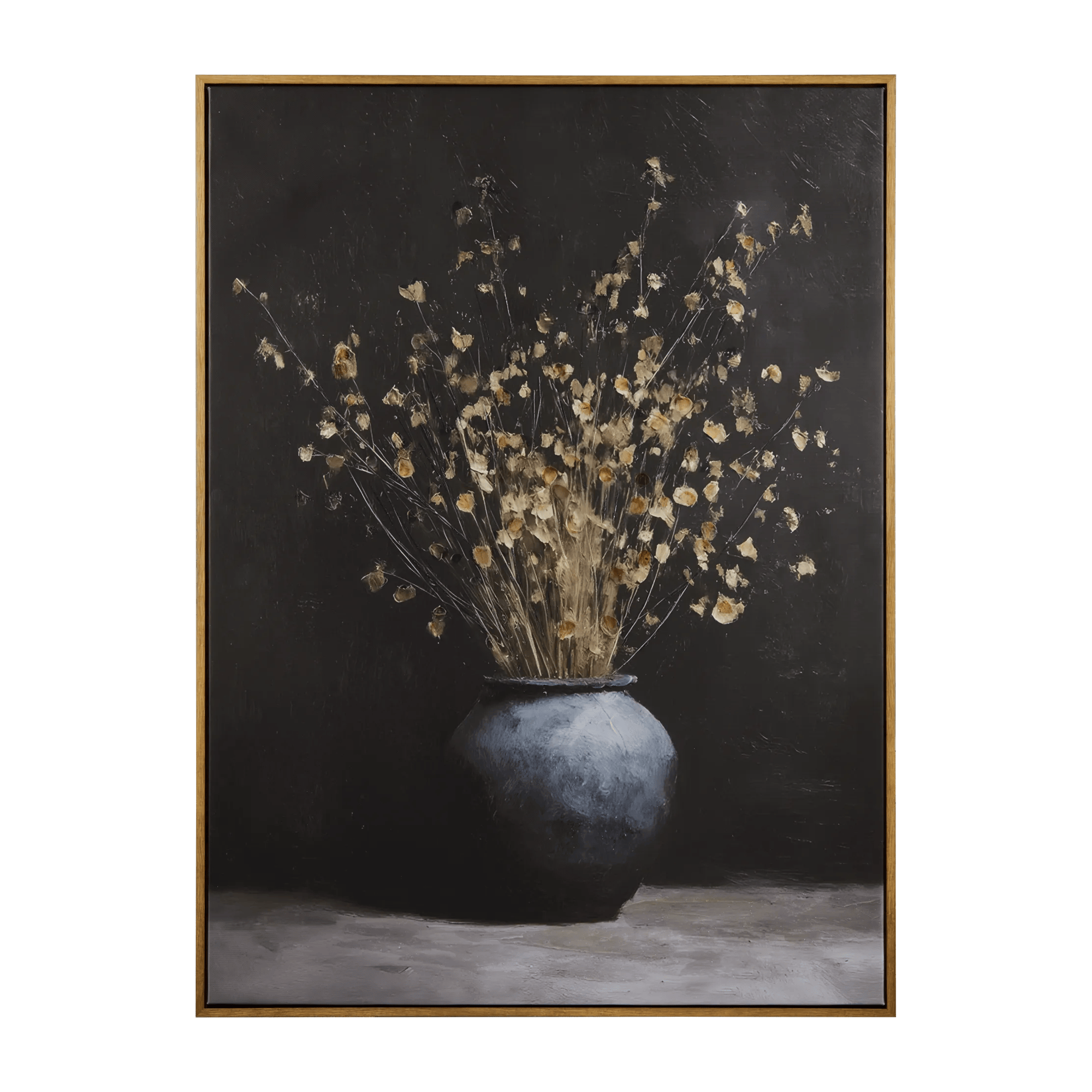 Dried Stems in Vase Framed Art