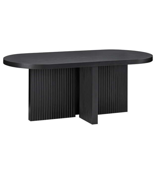 Black Oval Coffee Table