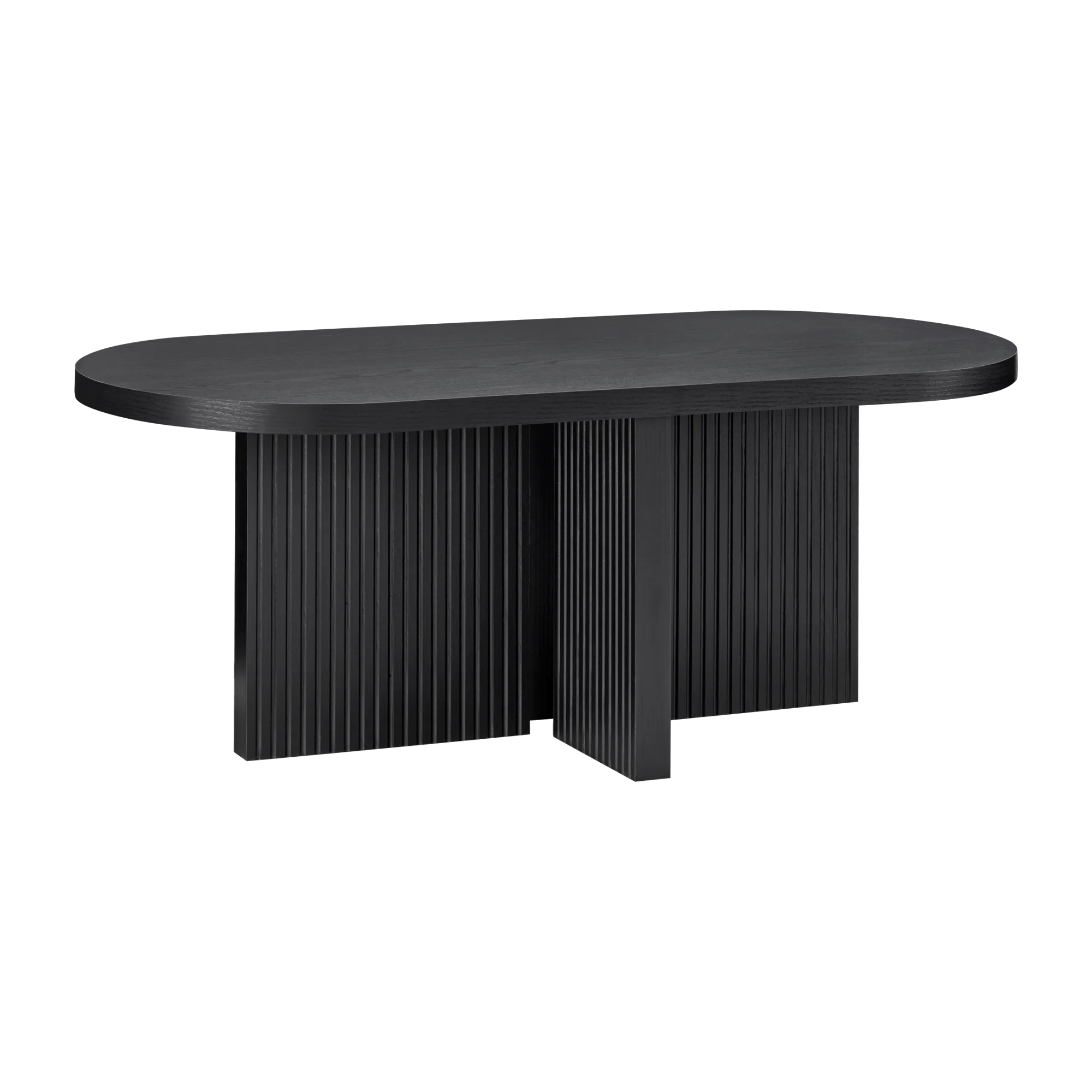 Black Oval Coffee Table