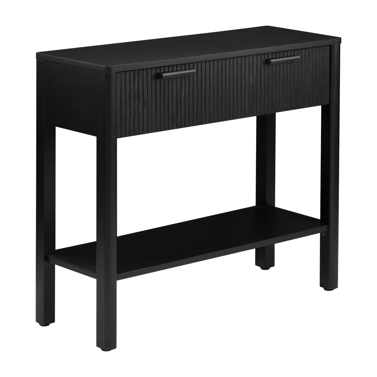 Console avec tiroirs noir