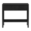 Console avec tiroirs noir