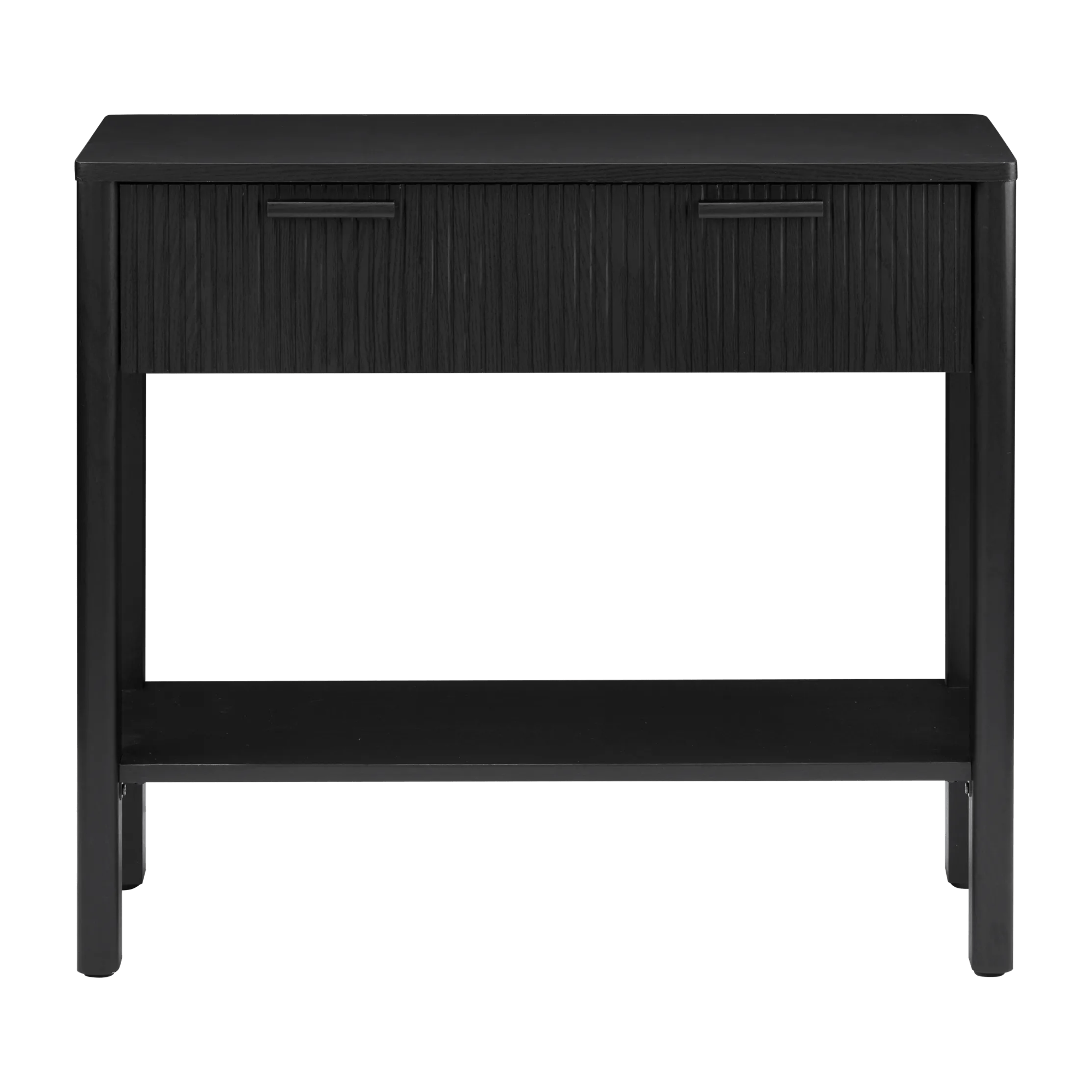 Console avec tiroirs noir