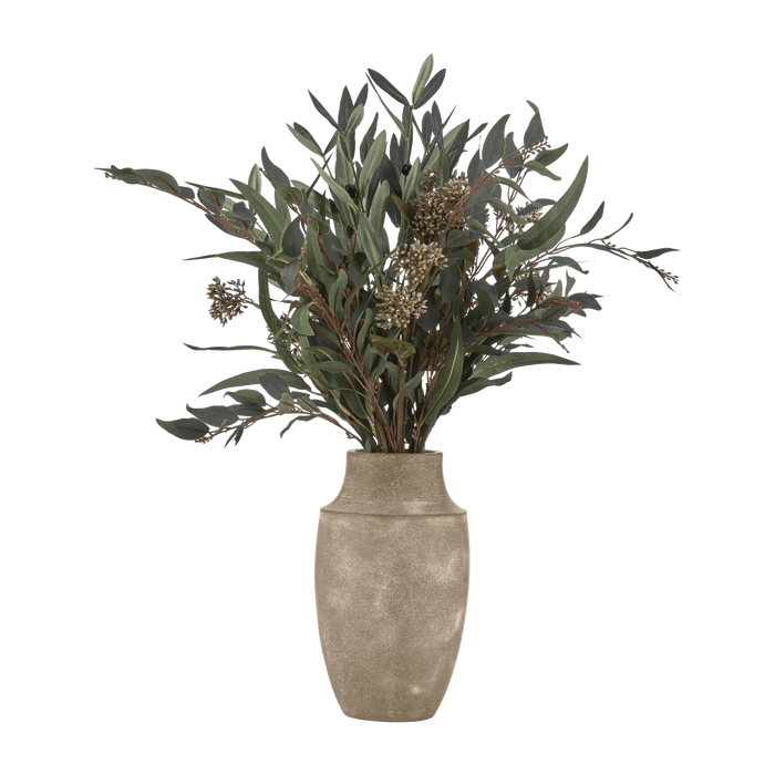 Mixed Greenery in Ceramic Pot