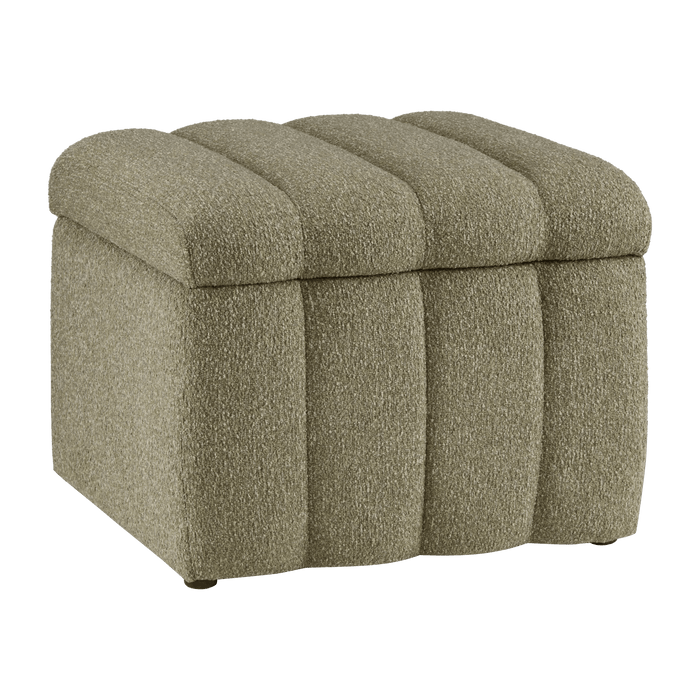 Pouf de rangement en tissu