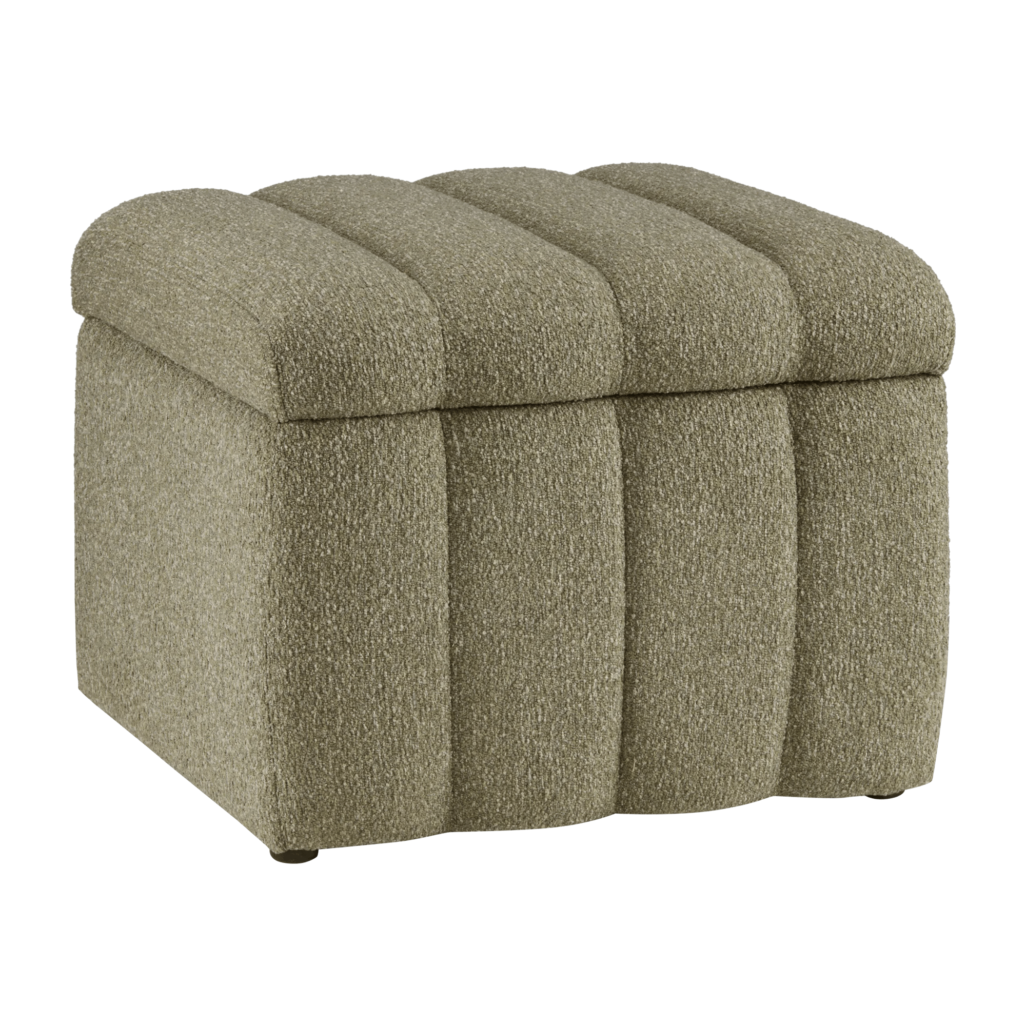 Pouf de rangement en tissu