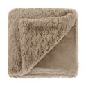 Taupe Tegan Faux Fur Throw