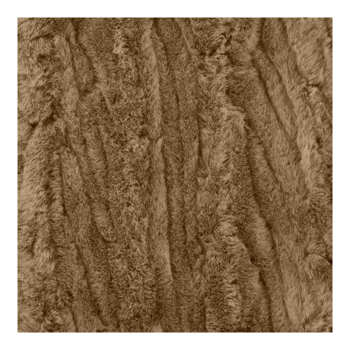 Brown Mila Faux Fur Throw