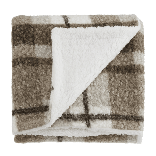 Natural Alaska Plaid Throw